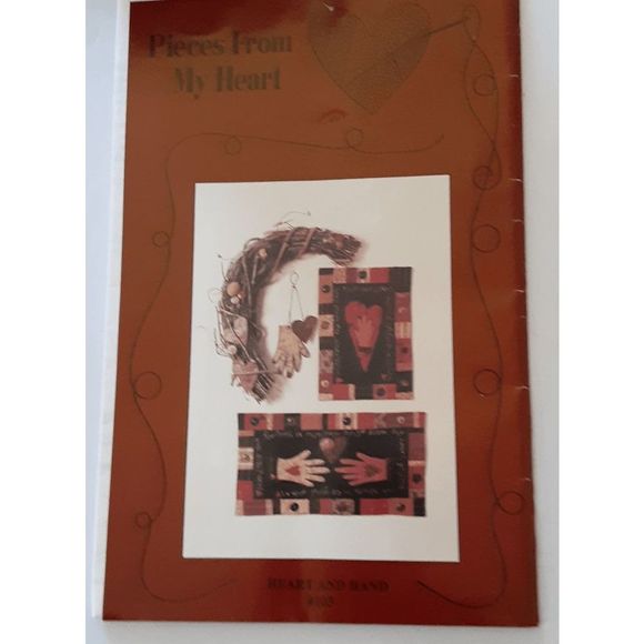 New Pieces from my Heart quilt sewing pattern wall hanging lap quilt - Picture 3 of 3